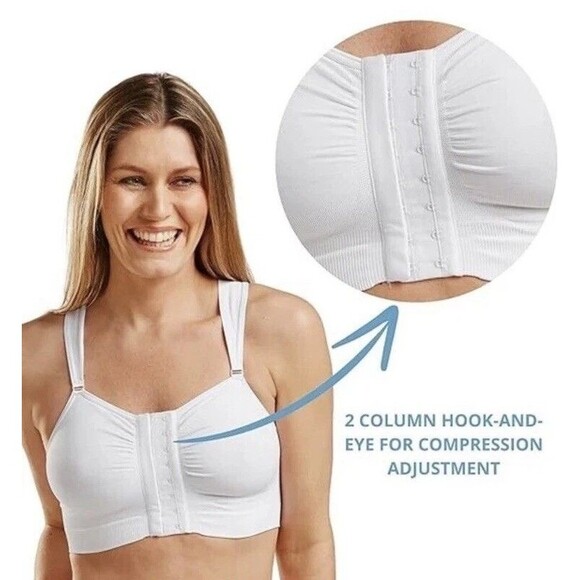 Carefix Bella Seamless Post Op Surgery Compression Bra White Size XL - Picture 6 of 10